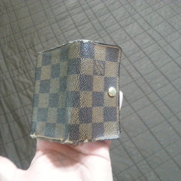 Vintage LV Louis Vuitton Damier Ebeine Key Holder Case  Unisex Men's Women's - Picture 5 of 16